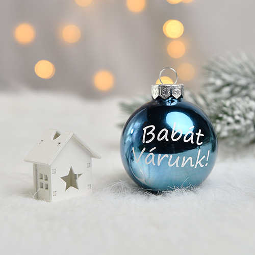Babát várunk karácsonyfadísz